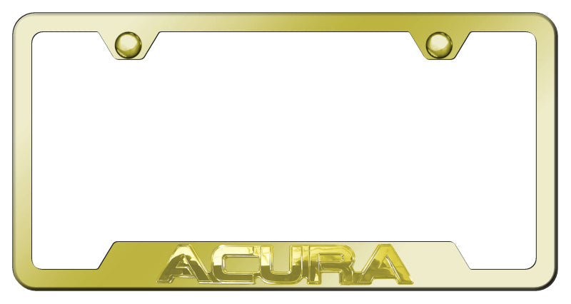 Acura OEM Cut-Out Frame - Gold on Gold