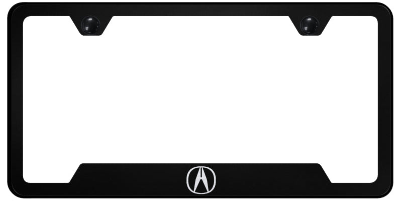 Acura (Logo Only) Cut-Out Frame - Laser Etched Black