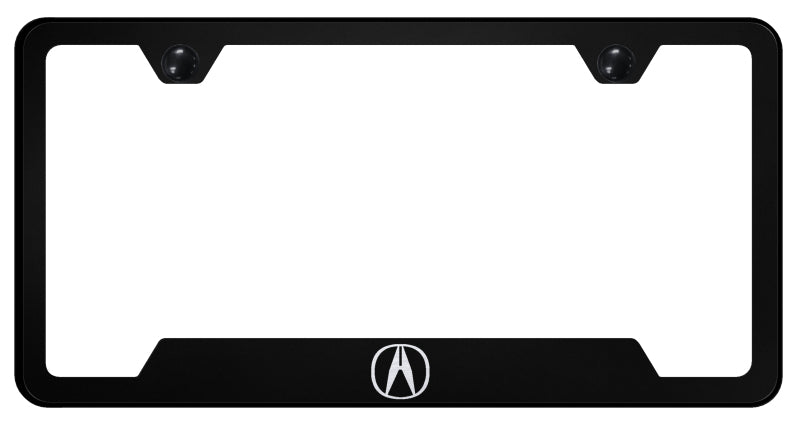 Acura (Logo Only) Cut-Out Frame - Laser Etched Black