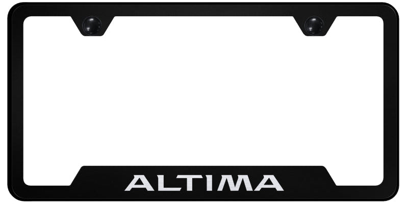 Altima Cut-Out Frame - Laser Etched Black