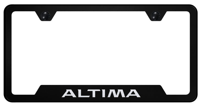 Altima Cut-Out Frame - Laser Etched Black