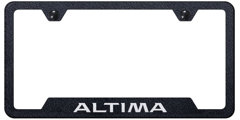 Altima Cut-Out Frame - Laser Etched Rugged Black