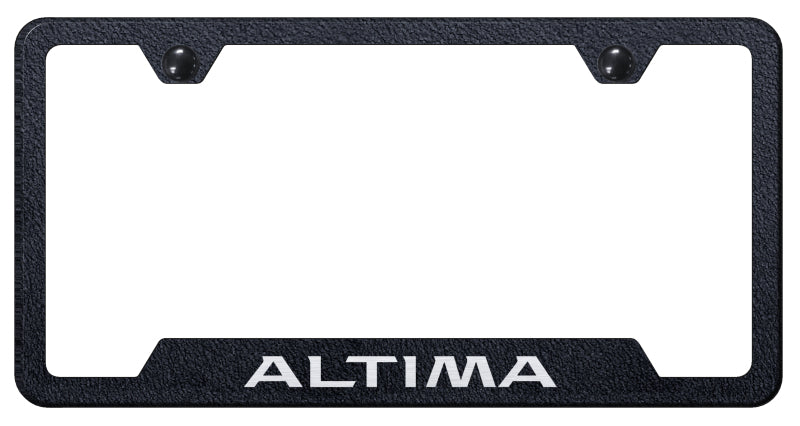 Altima Cut-Out Frame - Laser Etched Rugged Black