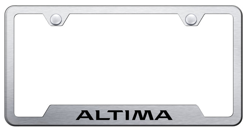 Altima Cut-Out Frame - Laser Etched Brushed