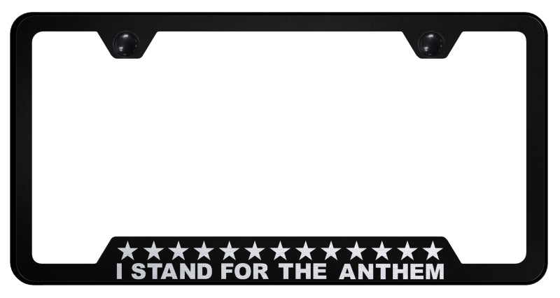 Stand 4 Anthem Cut-Out Frame - Laser Etched Black