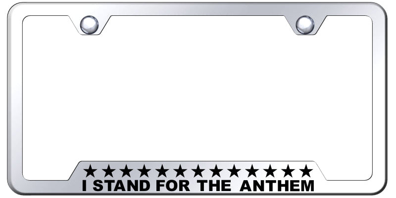 Stand 4 Anthem Cut-Out Frame - Laser Etched Mirrored