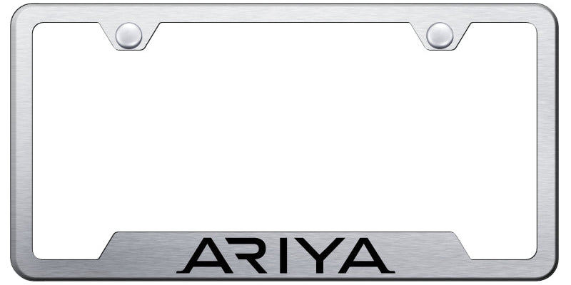 Ariya Cut-Out Frame - Laser Etched Brushed