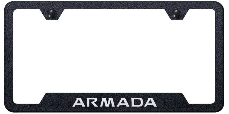 Armada Cut-Out Frame - Laser Etched Rugged Black