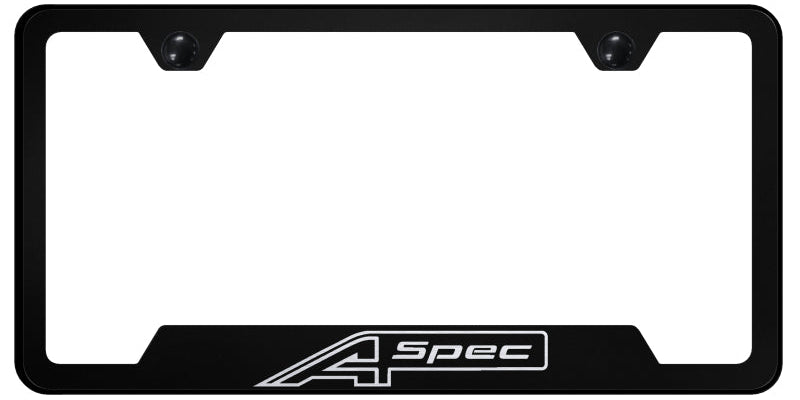 A-Spec Cut-Out Frame - Laser Etched Black