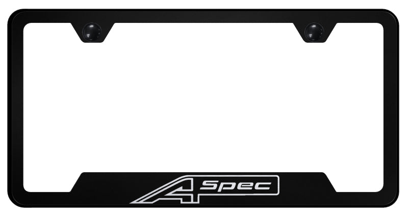 A-Spec Cut-Out Frame - Laser Etched Black