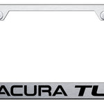 Acura TL Cut-Out Frame - Laser Etched Brushed