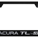 Acura TL Type S Cut-Out Frame - Laser Etched Black