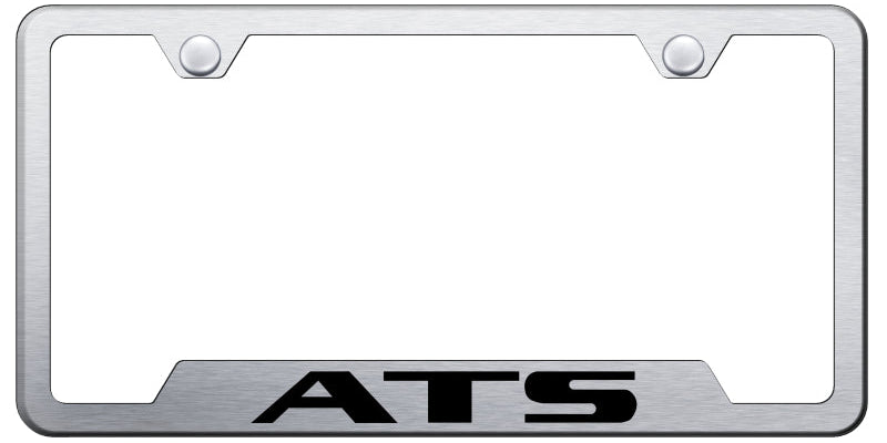 ATS Cut-Out Frame - Laser Etched Brushed