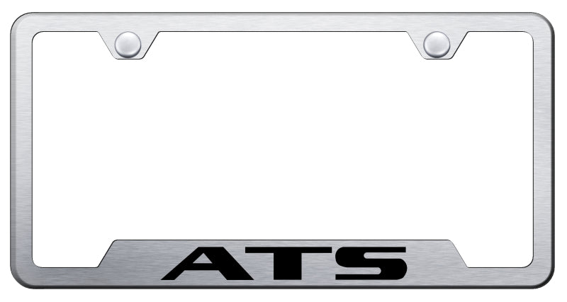 ATS Cut-Out Frame - Laser Etched Brushed