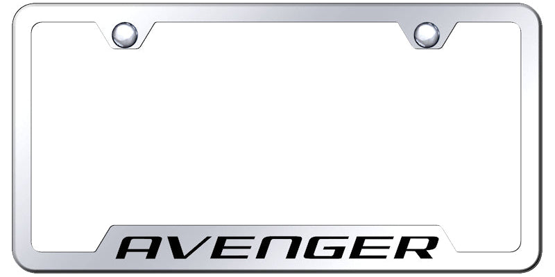 Avenger Cut-Out Frame - Laser Etched Mirrored