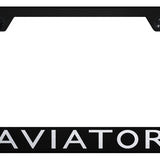 Aviator Cut-Out Frame - Laser Etched Black