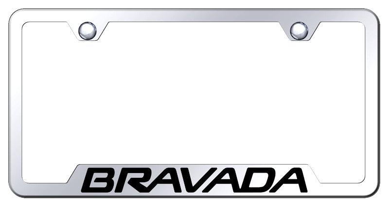 Bravada Cut-Out Frame - Laser Etched Mirrored