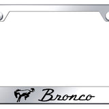 Bronco Cut-Out Frame - Laser Etched Mirrored