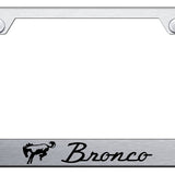 Bronco Cut-Out Frame - Laser Etched Brushed