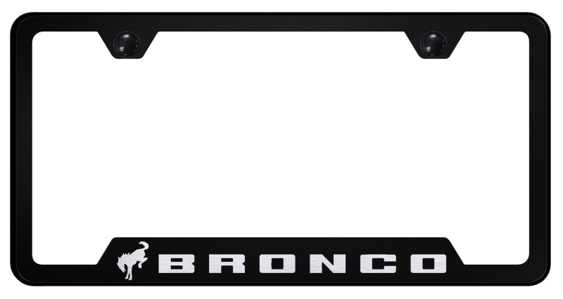 Bronco 2020 Cut-Out Frame - Laser Etched Black