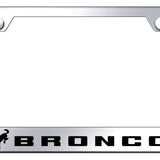 Bronco 2020 Cut-Out Frame - Laser Etched Mirrored