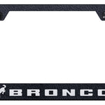 Bronco 2020 Cut-Out Frame - Laser Etched Rugged Black