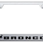 Bronco 2020 Cut-Out Frame - Laser Etched Brushed