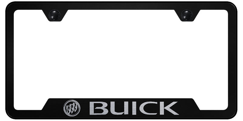 Buick Cut-Out Frame - Laser Etched Black