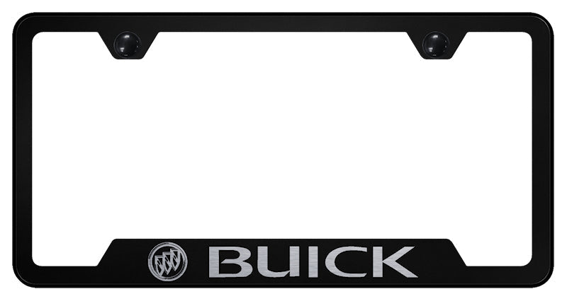 Buick Cut-Out Frame - Laser Etched Black