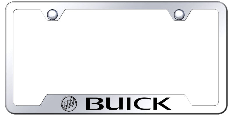 Buick Cut-Out Frame - Laser Etched Mirrored