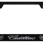 Cadillac Cut-Out Frame - Laser Etched Black