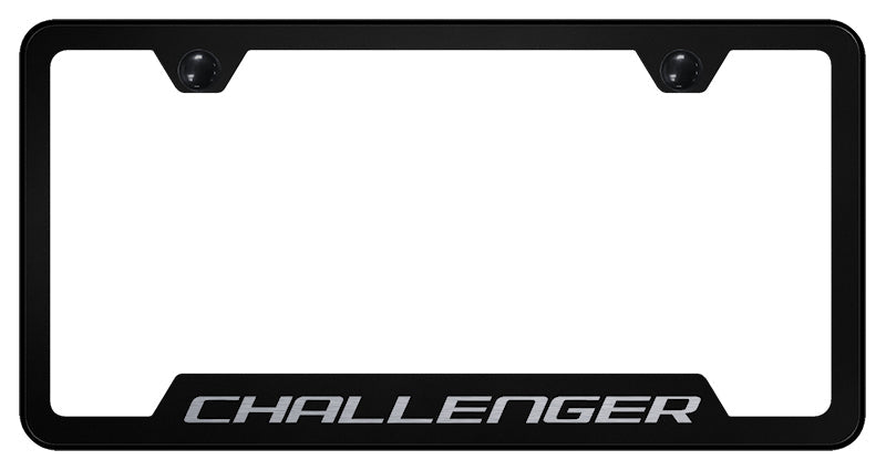 Challenger Cut-Out Frame - Laser Etched Black