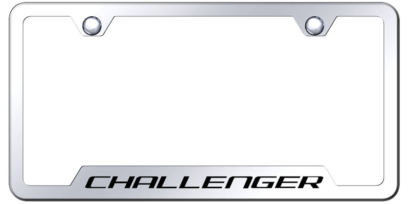 Challenger Cut-Out Frame - Laser Etched Mirrored