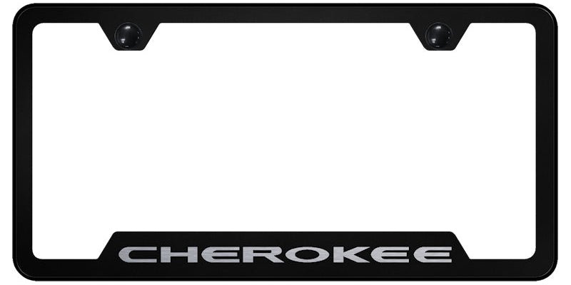 Cherokee Cut-Out Frame - Laser Etched Black