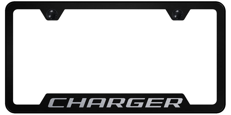 Charger Cut-Out Frame - Laser Etched Black