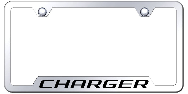 Charger Cut-Out Frame - Laser Etched Mirrored