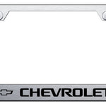 Chevrolet Cut-Out Frame - Laser Etched Brushed