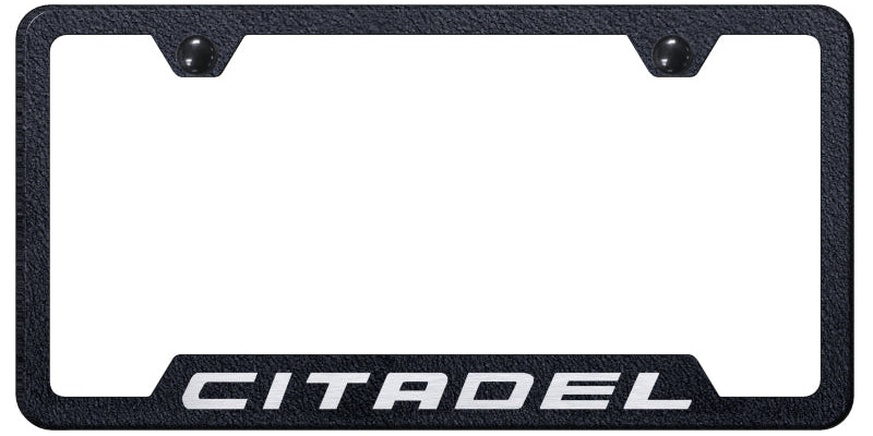 Citadel Cut-Out Frame - Laser Etched Rugged Black