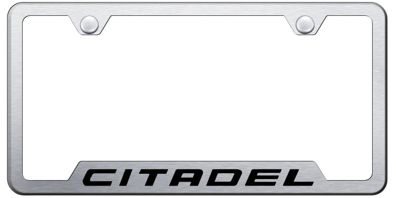 Citadel Cut-Out Frame - Laser Etched Brushed