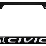 Civic Cut-Out Frame - Laser Etched Black