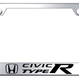 Civic Type R Cut-Out Frame - Laser Etched Mirrored