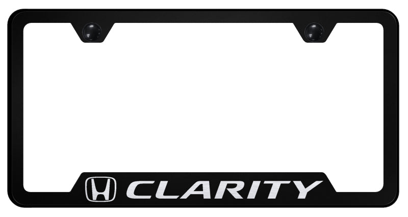 Clarity Cut-Out Frame - Laser Etched Black