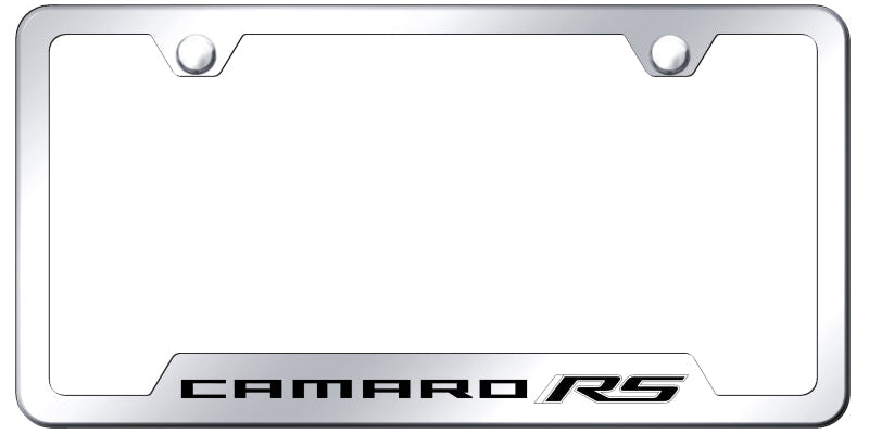 Camaro RS Cut-Out Frame - Laser Etched Mirrored