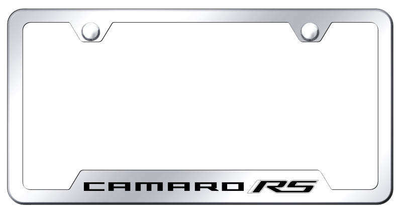 Camaro RS Cut-Out Frame - Laser Etched Mirrored