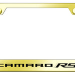 Camaro RS Cut-Out Frame - Laser Etched Gold