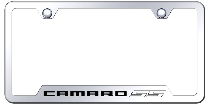 Camaro SS Cut-Out Frame - Laser Etched Mirrored