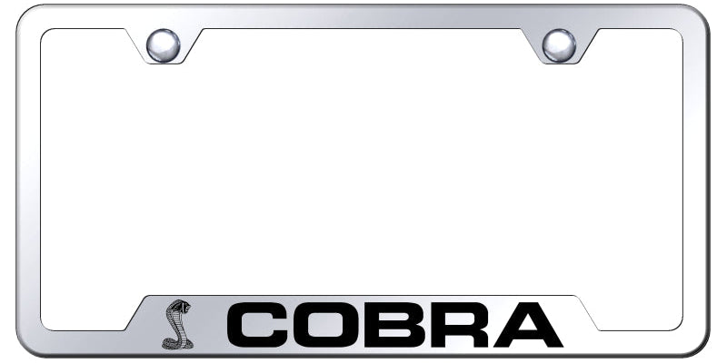 Cobra Cut-Out Frame - Laser Etched Mirrored