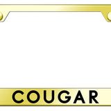 Cougar Cut-Out Frame - Laser Etched Gold