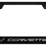 Corvette C7 Cut-Out Frame - Laser Etched Black