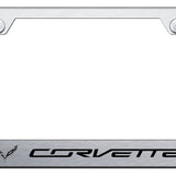 Corvette C7 Cut-Out Frame - Laser Etched Brushed